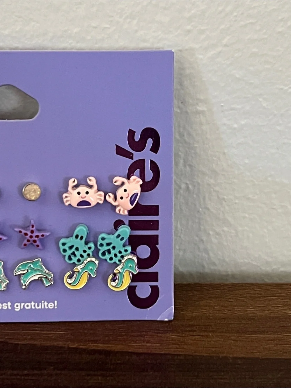 Claire’s Kids Multi-Pack Sea Life Earrings 10 Pairs